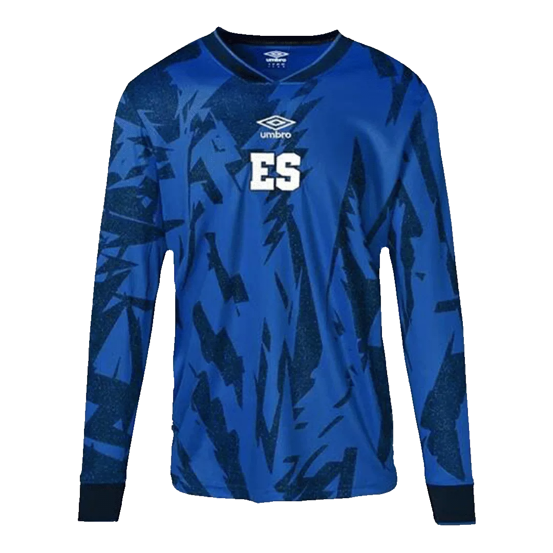 El Salvador Long Sleeve Football Shirt Home 2023/24