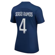 Women's SERGIO RAMOS #4 PSG Football Shirt Home 2022/23 - bestfootballkits