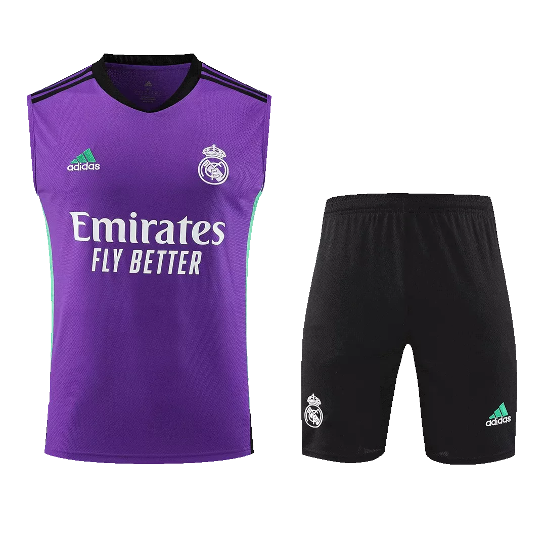 Real Madrid Sleeveless Training Kit (Top+Shorts) 2022/23