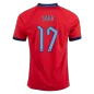 SAKA #17 England Football Shirt Away 2022 - bestfootballkits