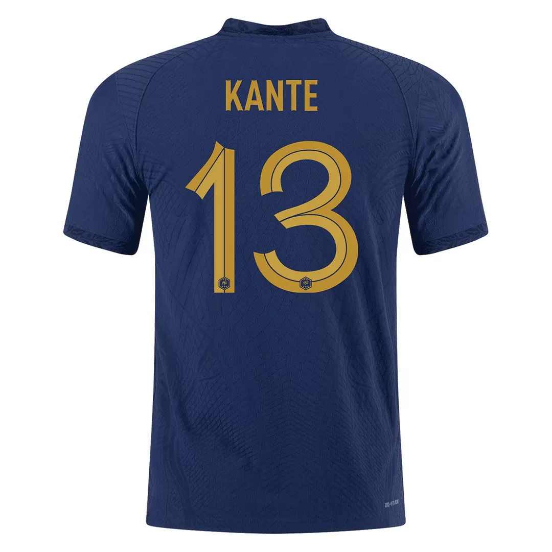 Authentic KANTE #13 France Football Shirt Home 2022 - bestfootballkits