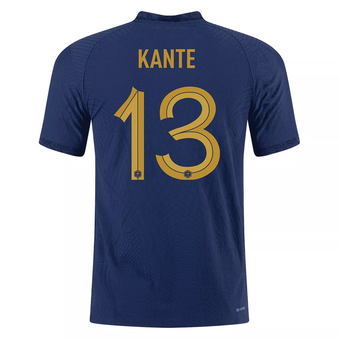 Authentic KANTE #13 France Football Shirt Home 2022