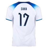 SAKA #17 England Football Shirt Home 2022 - bestfootballkits
