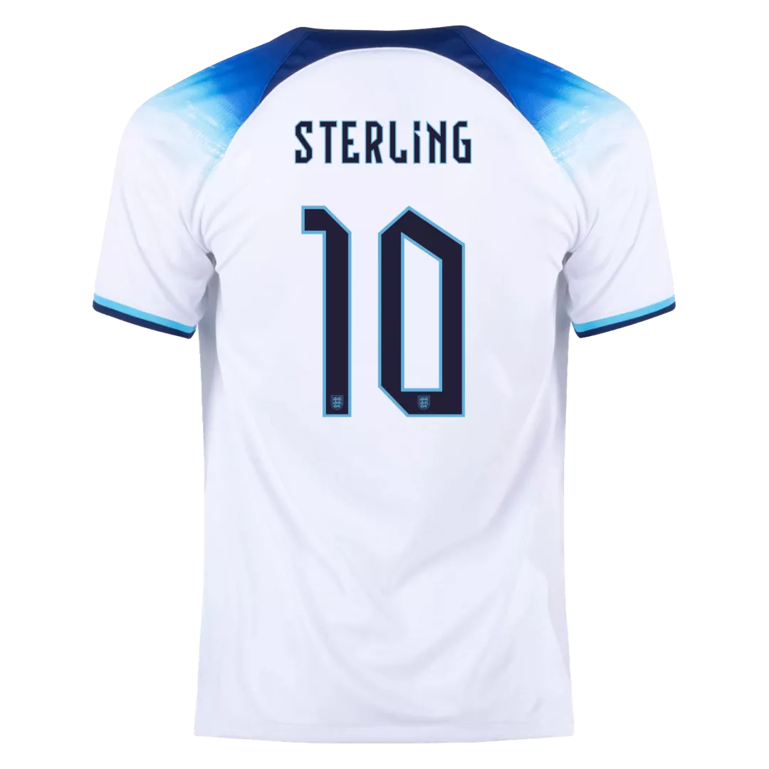 STERLING #10 England Football Shirt Home 2022