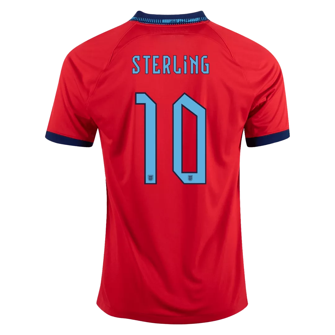STERLING #10 England Football Shirt Away 2022
