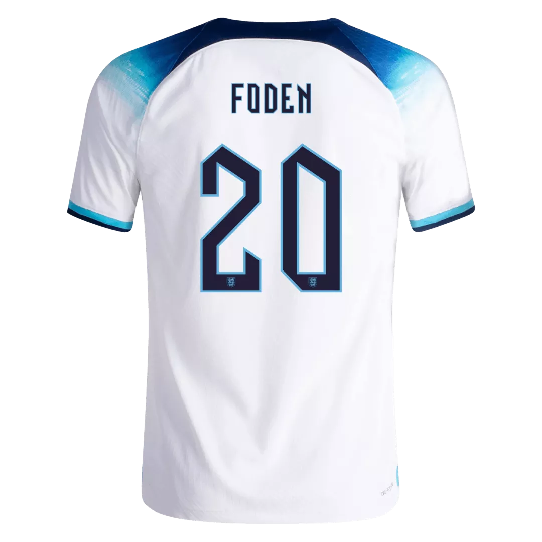 Authentic FODEN #20 England Football Shirt Home 2022