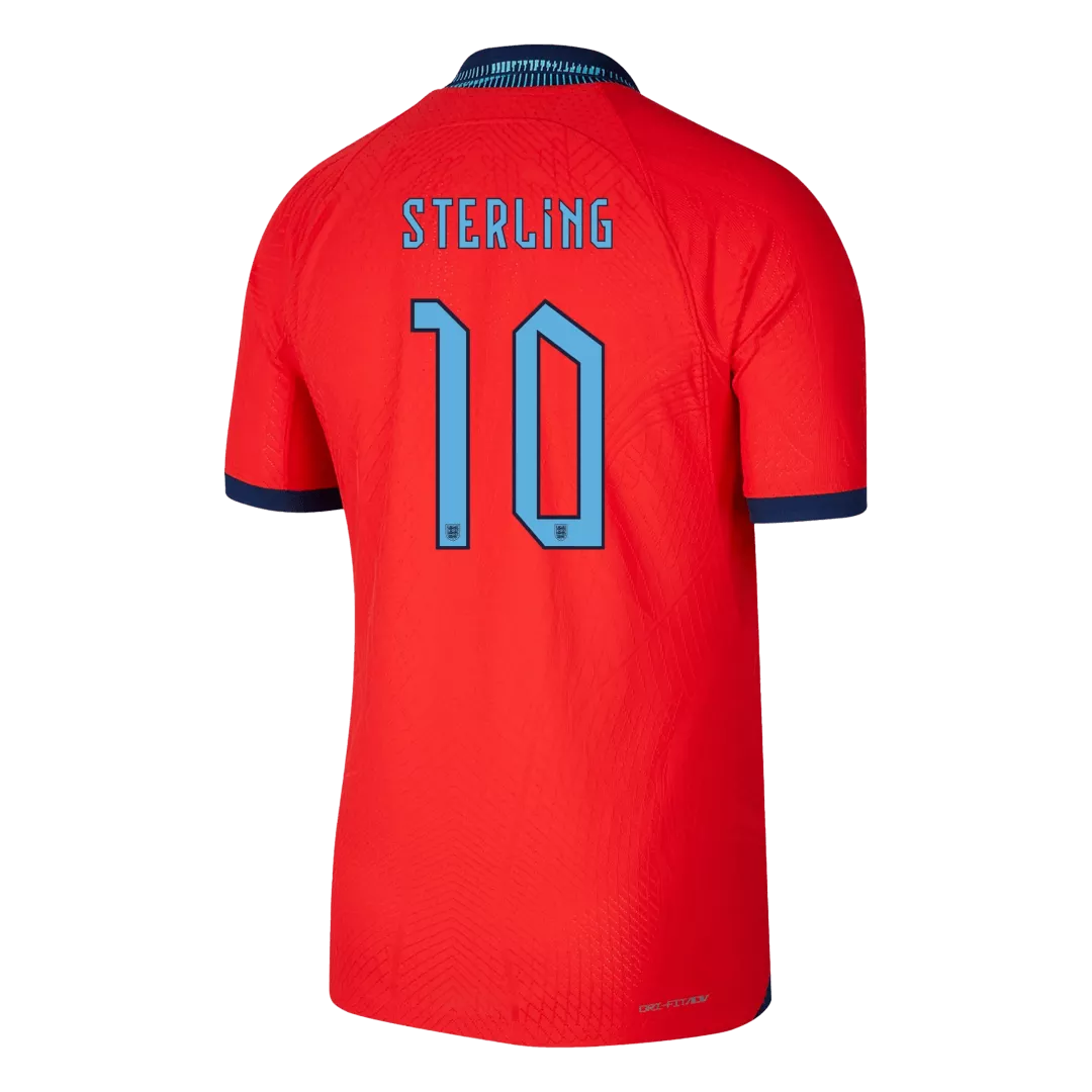 Authentic STERLING #10 England Football Shirt Away 2022