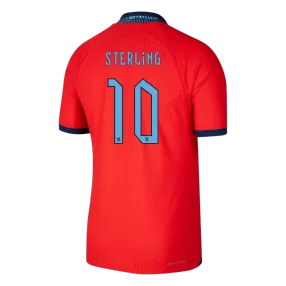 Authentic STERLING #10 England Football Shirt Away 2022 - bestfootballkits