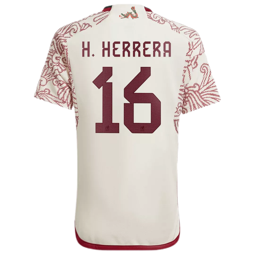 H.HERRERA #16 Mexico Football Shirt Away 2022