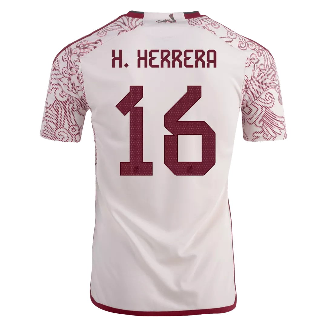 H.HERRERA #16 Mexico Football Shirt Away 2022