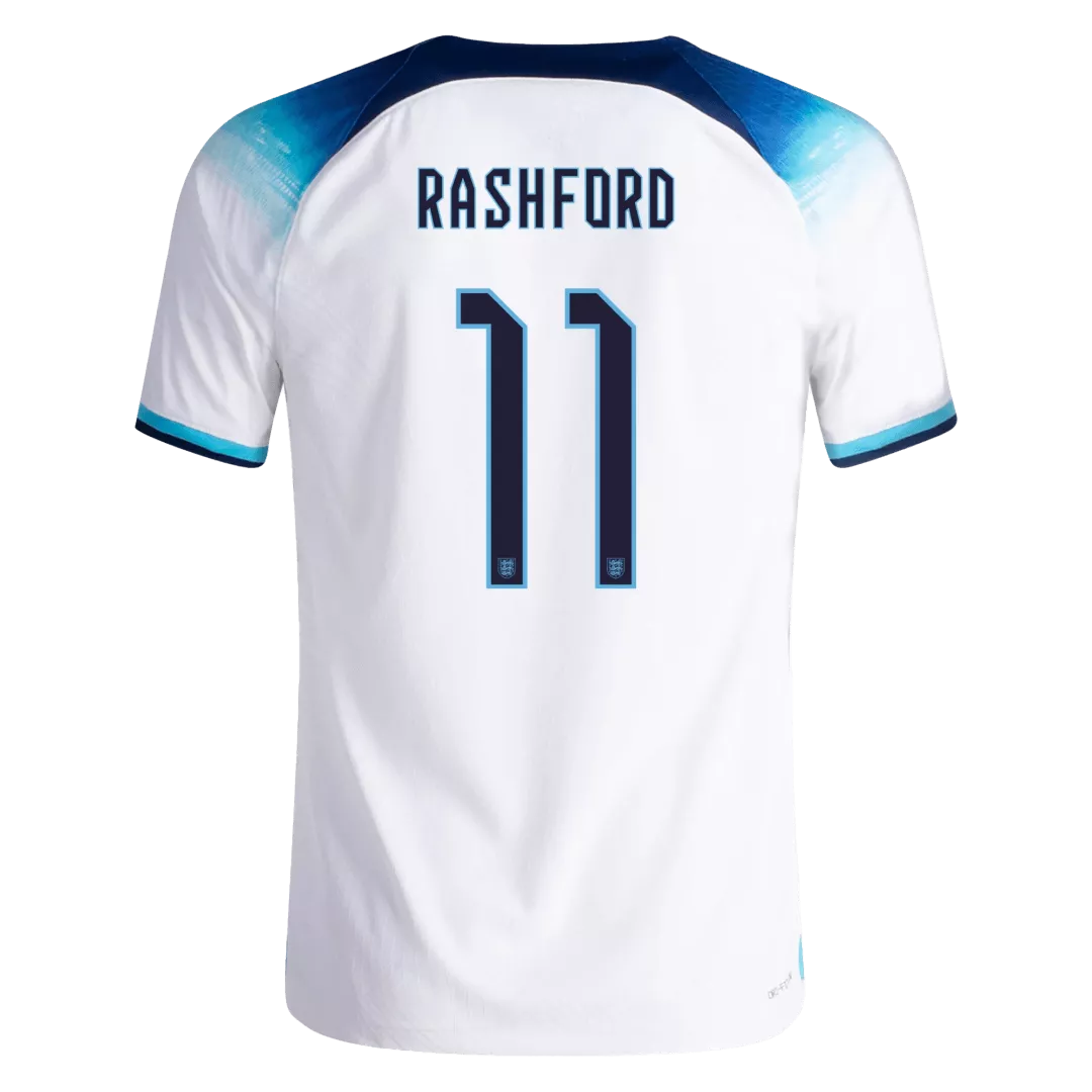 Authentic RASHFORD #11 England Football Shirt Home 2022