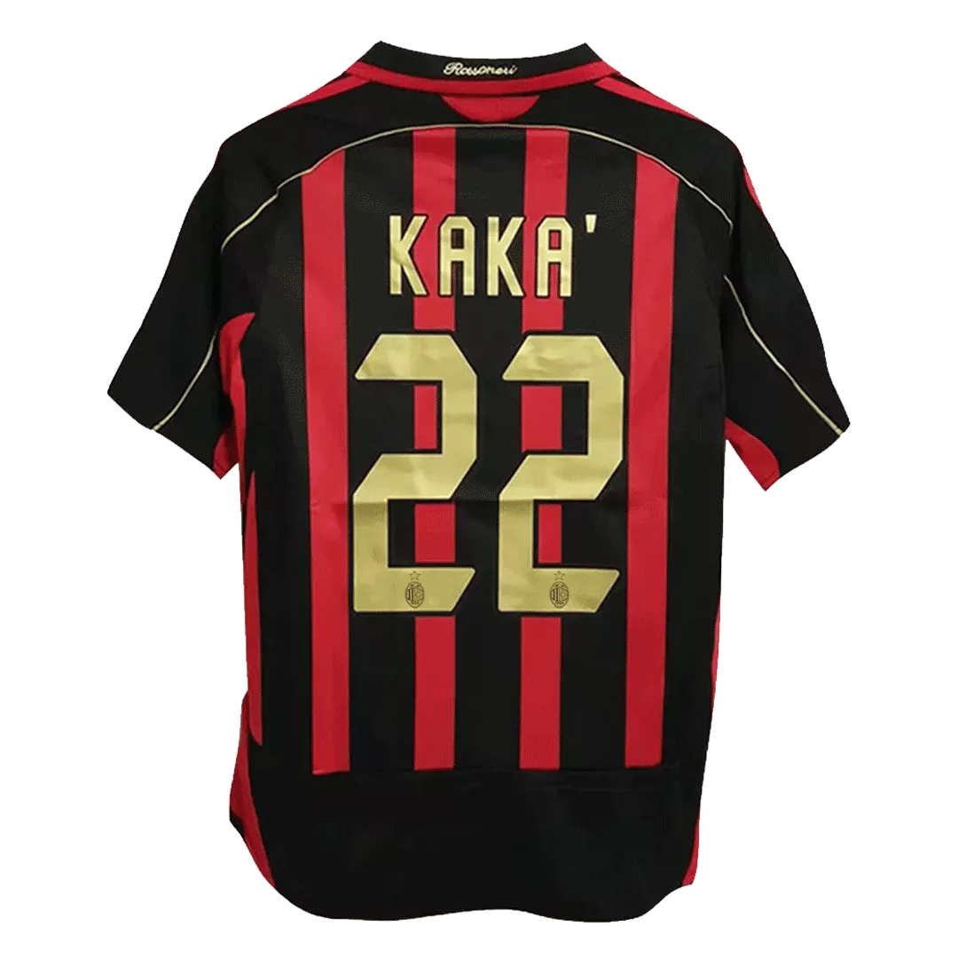 KAKA' #22 AC Milan Classic Football Shirt Home 2006/07