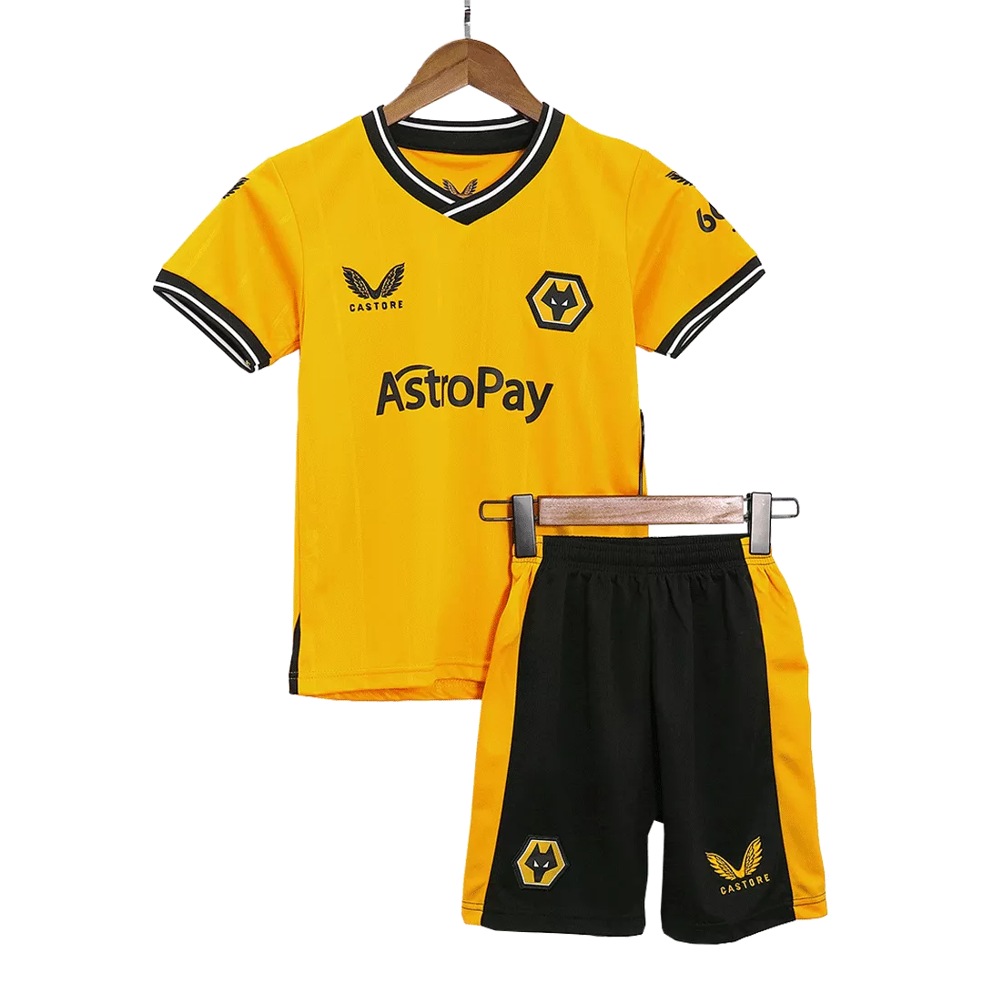 Wolverhampton Wanderers Football Mini Kit (Shirt+Shorts) Home 2023/24