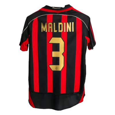 MALDINI #3 AC Milan Classic Football Shirt Home 2006/07 - bestfootballkits