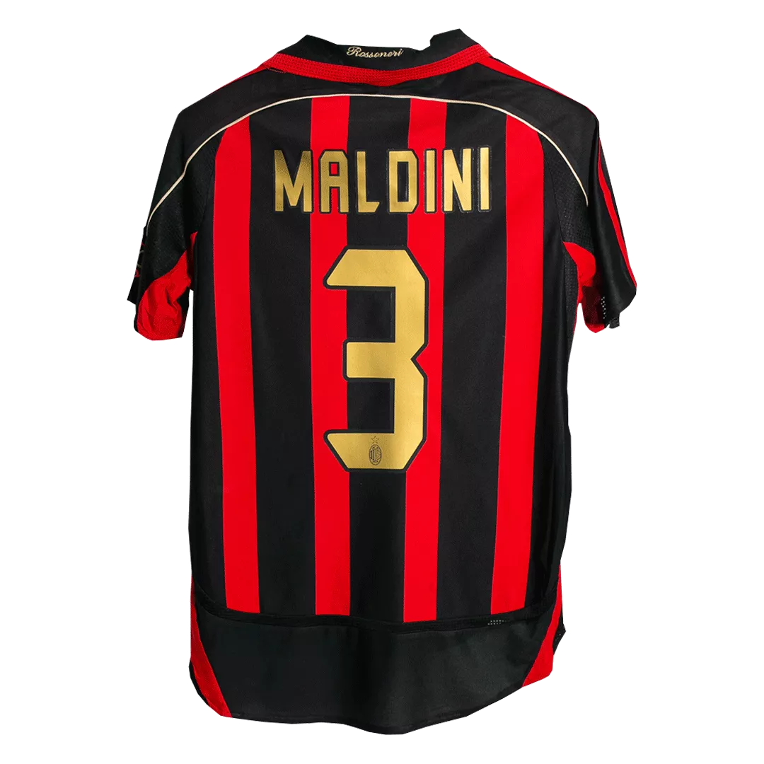 MALDINI #3 AC Milan Classic Football Shirt Home 2006/07