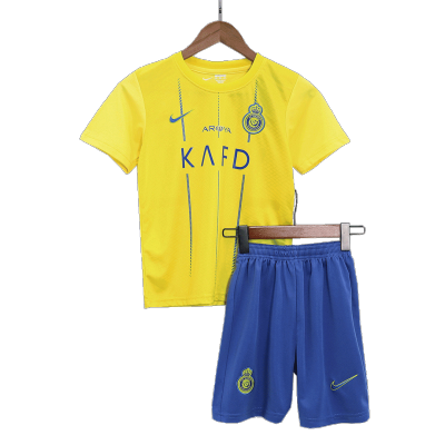 Al Nassr Football Mini Kit (Shirt+Shorts) Home 2023/24 - bestfootballkits