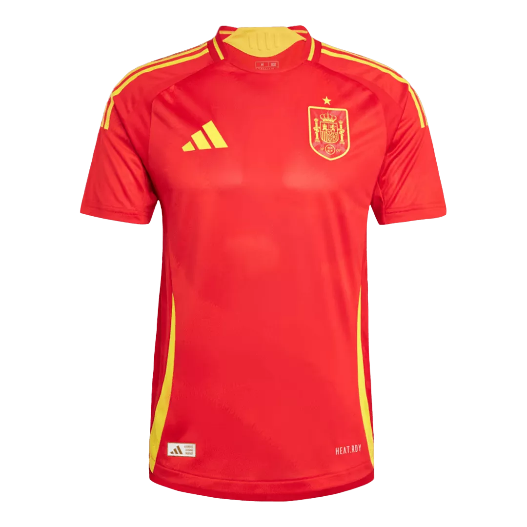 Authentic Spain Football Shirt Home Euro 2024