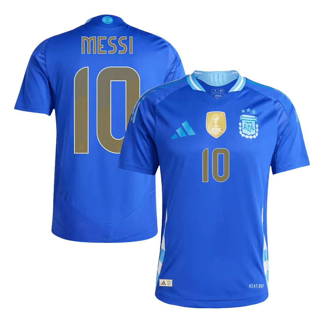 Authentic MESSI #10 Argentina Football Shirt Away Copa America 2024