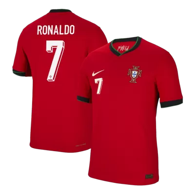 Authentic RONALDO #7 Portugal Football Shirt Home Euro 2024 - bestfootballkits