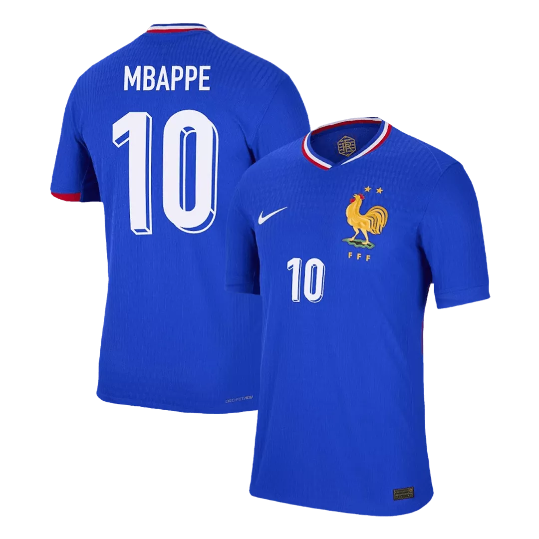 Authentic MBAPPE #10 France Football Shirt Home Euro 2024