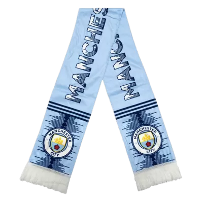 Manchester City Soccer Scarf Blue - bestfootballkits