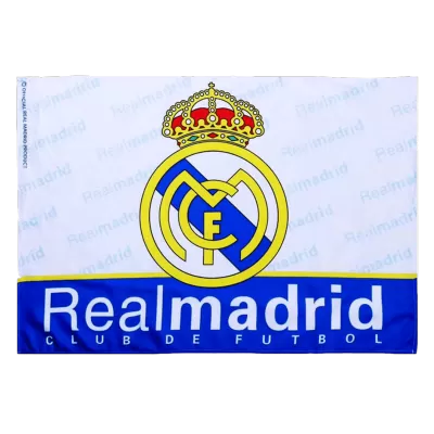 Real Madrid Team Flag White - bestfootballkits