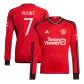 MOUNT #7 Manchester United Long Sleeve Football Shirt Home 2023/24 - bestfootballkits