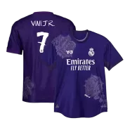 Authentic VINI JR. #7 Real Madrid Y-3 Football Shirt Fourth Away 2023/24 - bestfootballkits