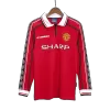 Manchester United Classic Football Shirt Home Long Sleeve 1998/99 - bestfootballkits