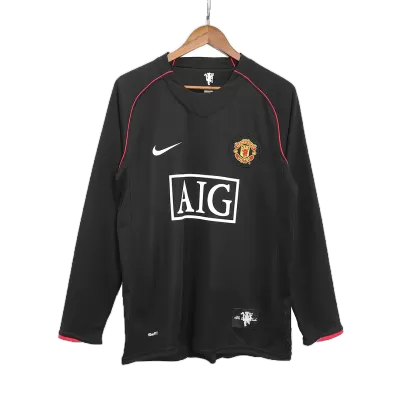 Manchester United Classic Football Shirt Away Long Sleeve 2007/08 - bestfootballkits