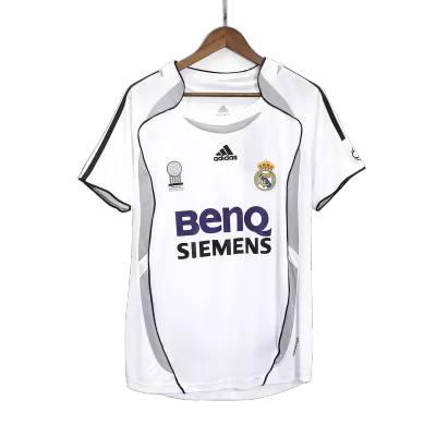 Retro 2006/07 Real Madrid Home Soccer Jersey White - bestfootballkits