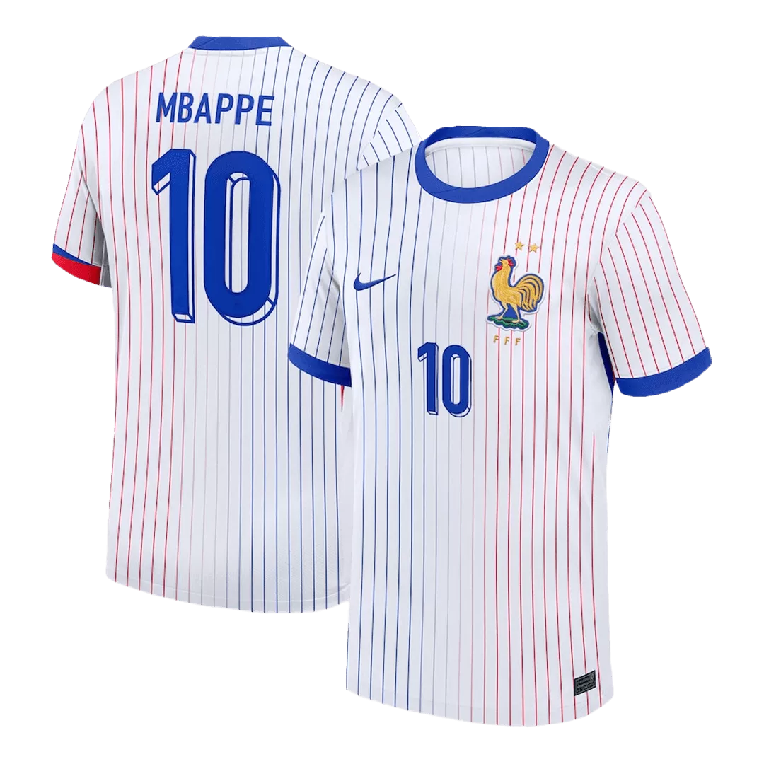 MBAPPE #10 France Euro Football Shirt Away Euro 2024