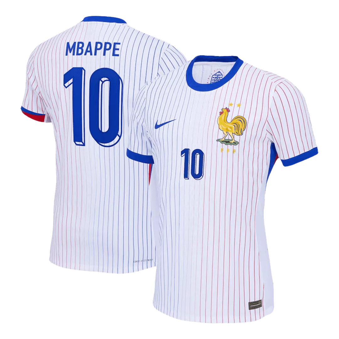 Authentic MBAPPE #10 France Football Shirt Away Euro 2024