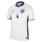 RICE #4 England Euro Football Shirt Home Euro 2024 - bestfootballkits