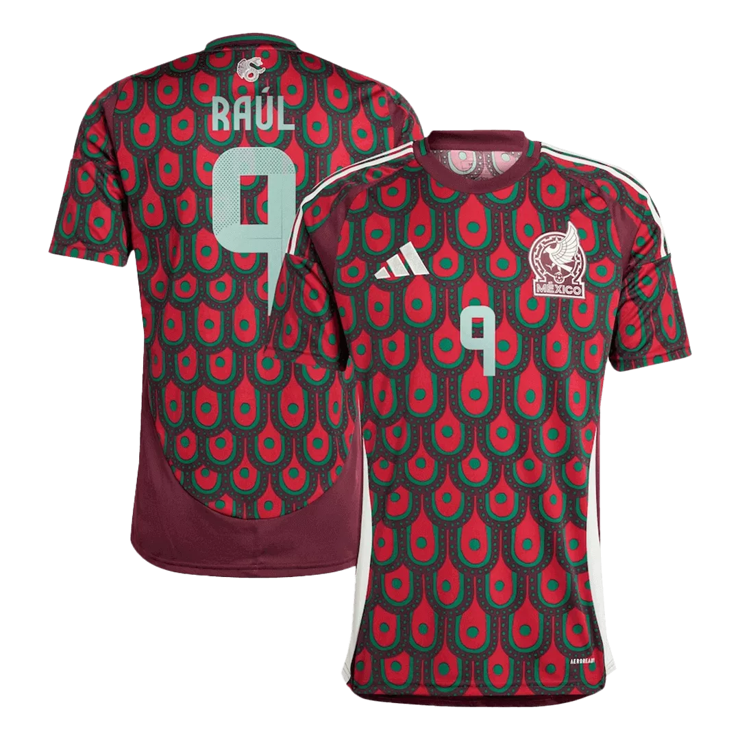 RAÚL #9 Mexico Football Shirt Home Copa America 2024