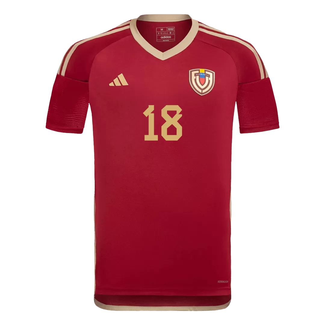 ARANGO #18 Venezuela Football Shirt Home Copa America 2024 - bestfootballkits