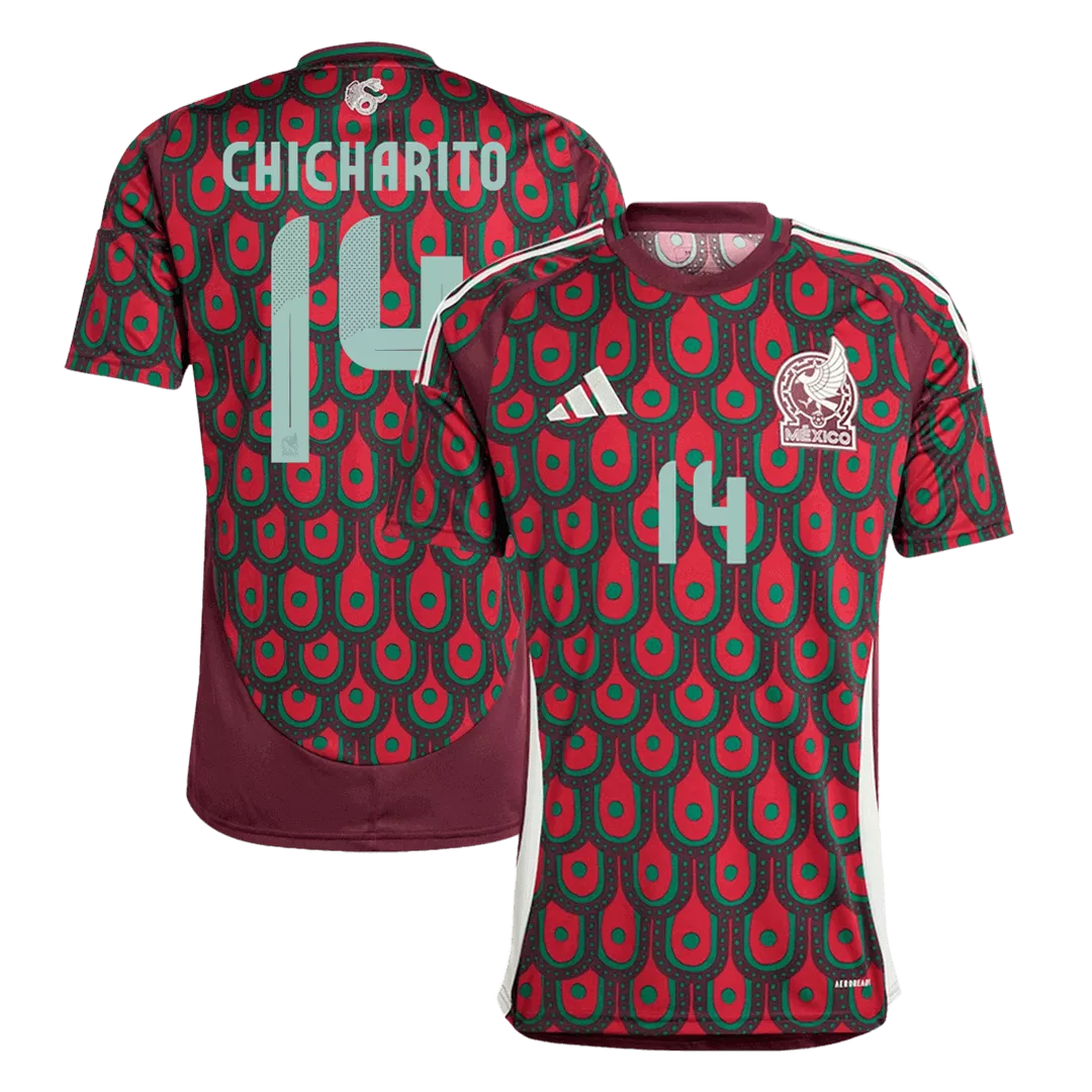 CHICHARITO #14 Mexico Football Shirt Home Copa America 2024