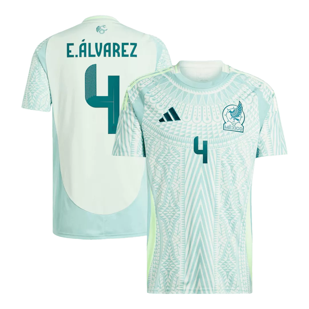 E.ÁLVAREZ #4 Mexico Football Shirt Away Copa America 2024