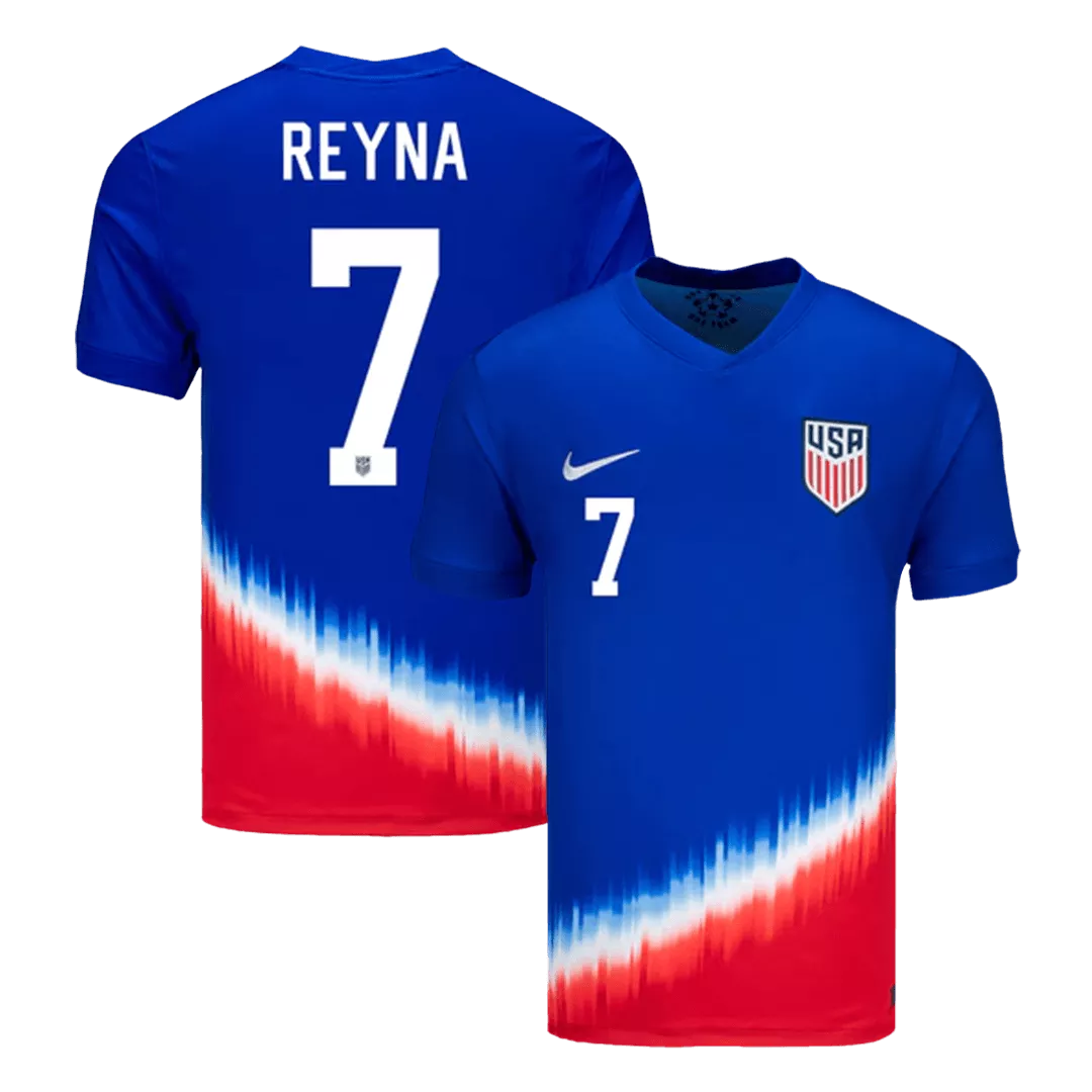 REYNA #7 USA Football Shirt Away Copa America 2024