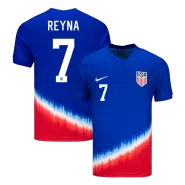 REYNA #7 USA Football Shirt Away Copa America 2024 - bestfootballkits