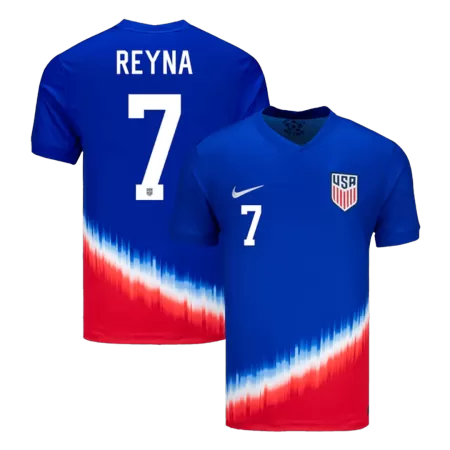 REYNA #7 USA Football Shirt Away Copa America 2024 - bestfootballkits