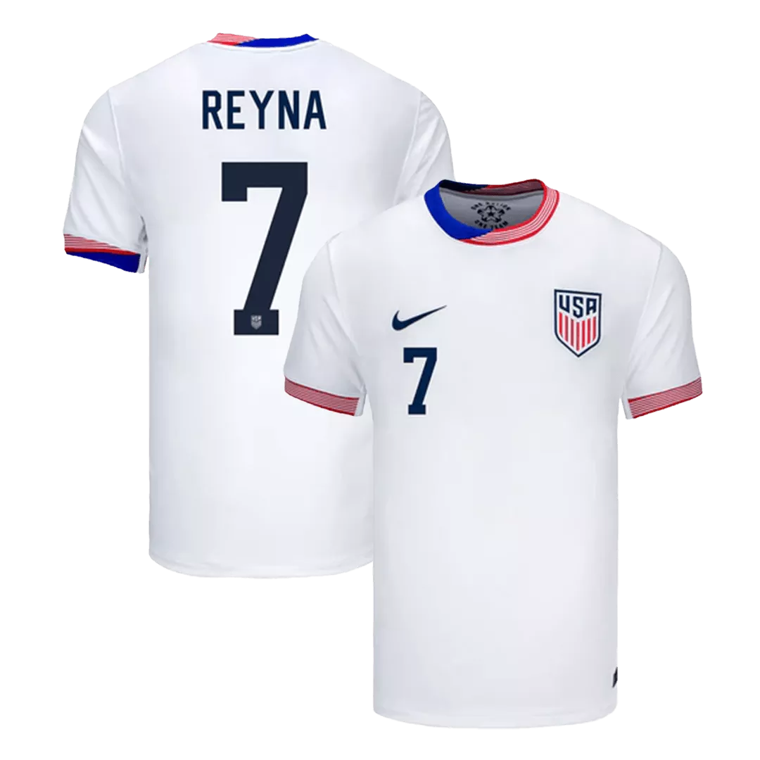 REYNA #7 USA Football Shirt Home Copa America 2024