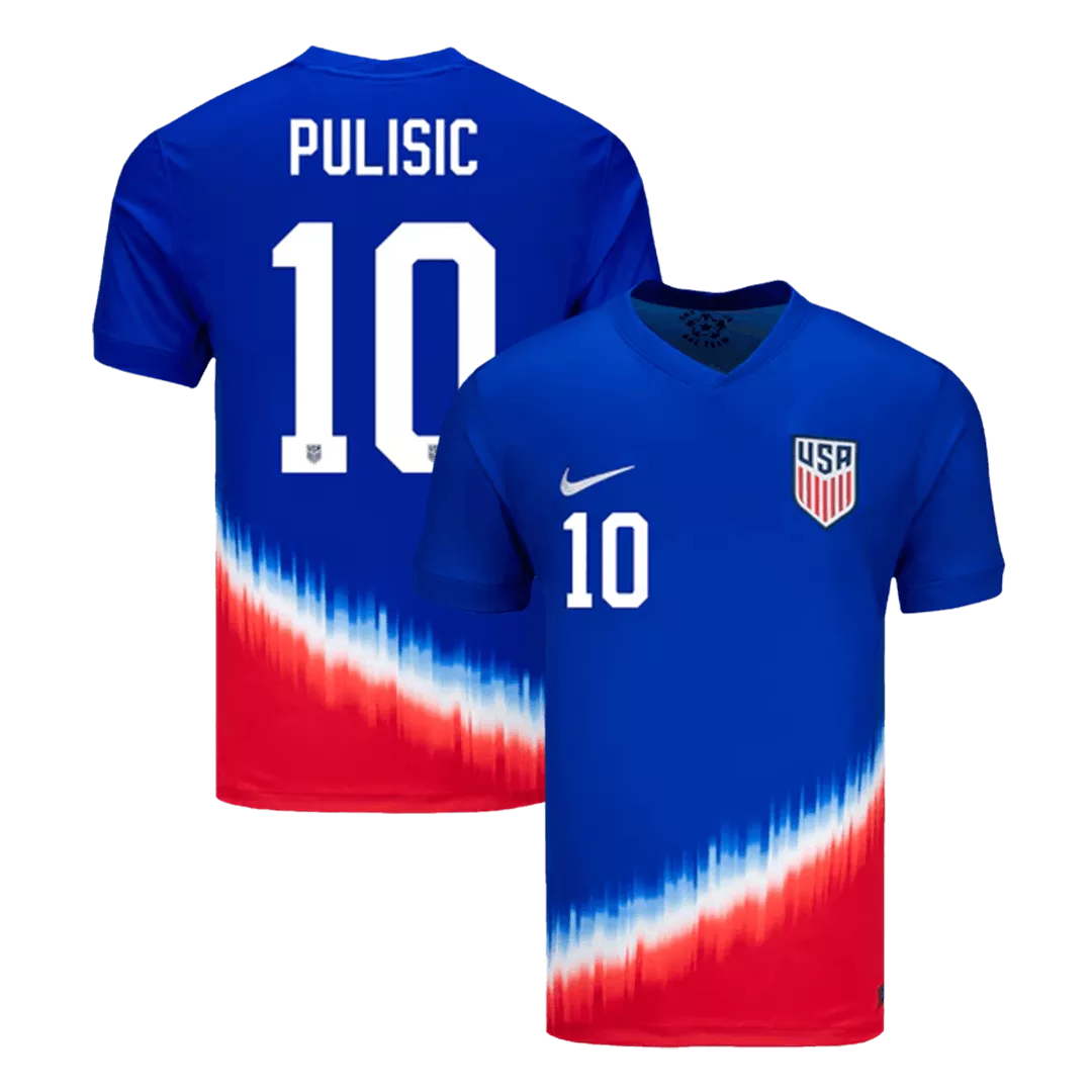 PULISIC #10 USA Football Shirt Away Copa America 2024