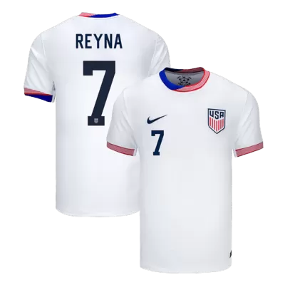 REYNA #7 USA Football Shirt Home Copa America 2024 - bestfootballkits