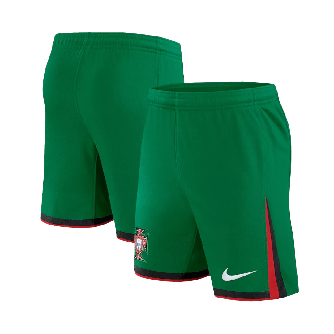Portugal Home Soccer Shorts Euro 2024