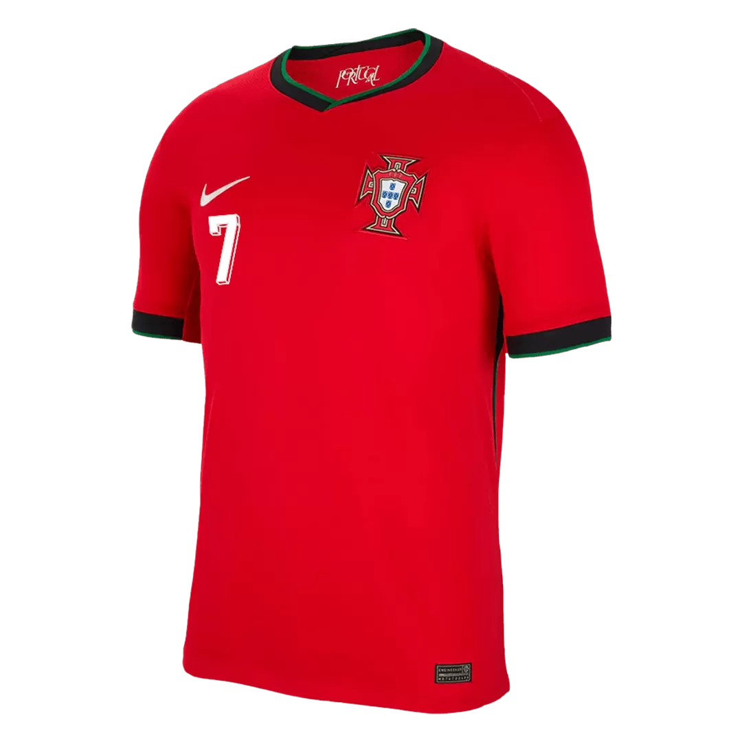 RONALDO #7 Portugal Euro Football Shirt Home Euro 2024 - bestfootballkits