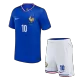 MBAPPE #10 France Football Mini Kit (Shirt+Shorts) Home Euro 2024 - bestfootballkits
