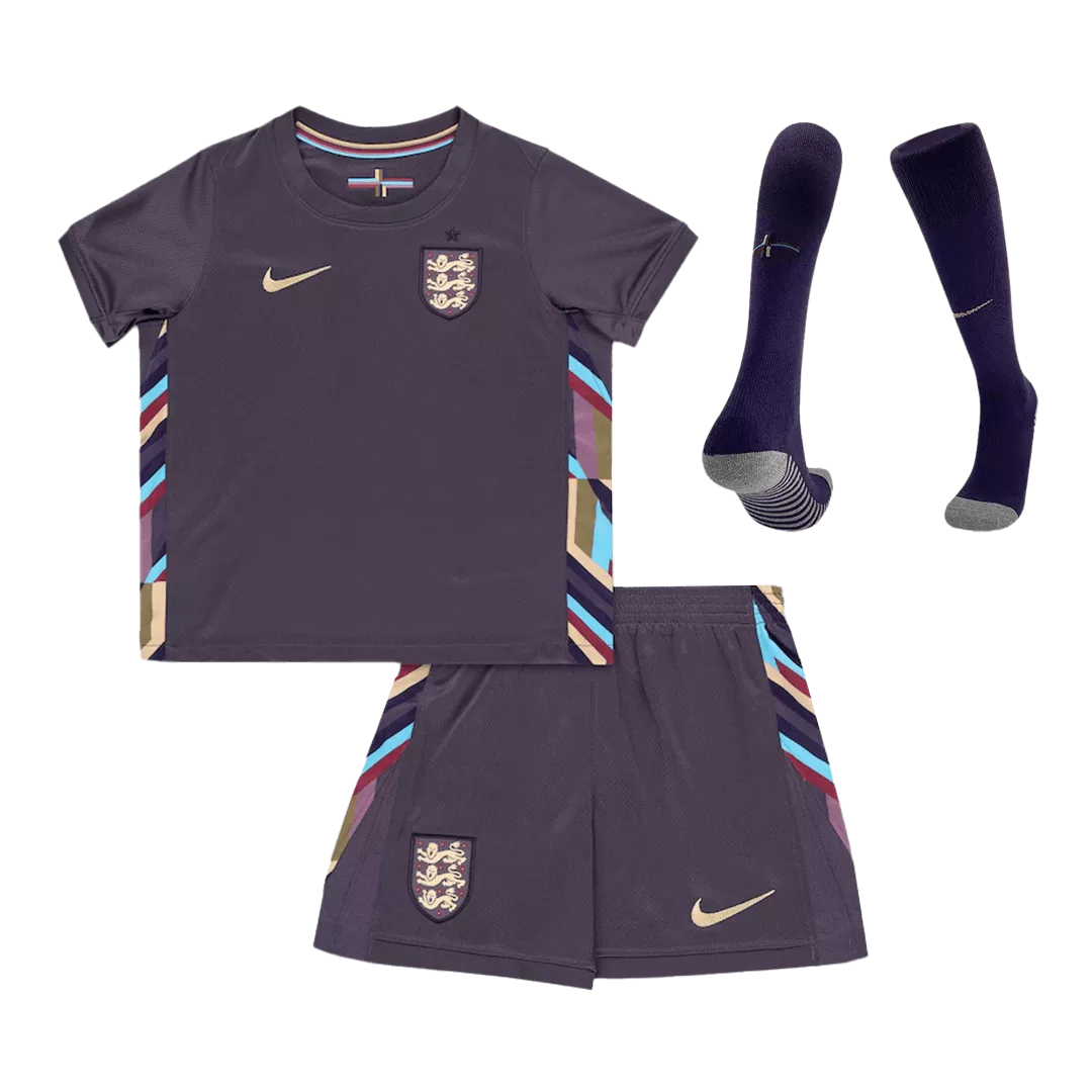 England Football Mini Kit (Shirt+Shorts+Socks) Away Euro 2024