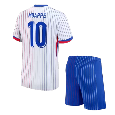 MBAPPE #10 France Football Mini Kit (Shirt+Shorts) Away Euro 2024 - bestfootballkits