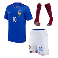 MBAPPE #10 France Football Mini Kit (Shirt+Shorts+Socks) Home Euro 2024 - bestfootballkits